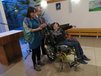 2020 Tomáš Rybička - zahájení výstavy obrazů - kostel  ČCE Letohrad (13.2.)