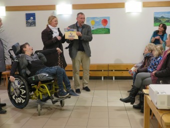 2020 Tomáš Rybička - zahájení výstavy obrazů - kostel  ČCE Letohrad (13.2.)