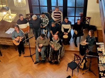 2025 Hudební soubor Barbušáci v Hernychově vile v Ústí nad Orlicí (5.4.)