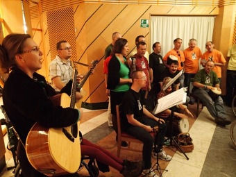 30.9. 2015 Barbušáci na akci Duhové křídlo Pardubice