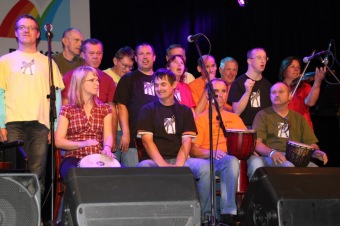 Foto: Kateřina Procházková  - 30.9. 2015 Barbušáci na akci Duhové křídlo Pardubice