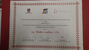 20.9. 2016 DUHOVÉ KŘÍDLO 2016 - ocenění práce zaměstnanců a dobrovolníků Domova pod hradem Žampach