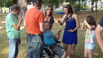 14.9. 2016 Barbušáci zahráli a zazpívali pro pacienty v Hamzově léčebně - Luže Košumberk