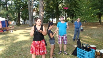 14.9. 2016 Barbušáci zahráli a zazpívali pro pacienty v Hamzově léčebně - Luže Košumberk