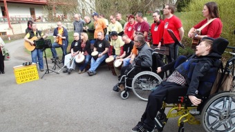 Vernisáž výstavy Tomáše Rybičky - Hamzova léčebna Luže - Košumberk - 7.4. 2016