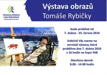 Vernisáž výstavy Tomáše Rybičky - Hamzova léčebna Luže - Košumberk - 7.4. 2016