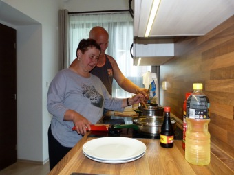 29.6. 2016 - Z prohlídky bytů služby CHB Žamberk panem starostou Města Žamberk Jiřím Dytrtem