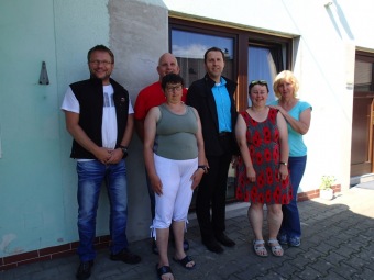 29.6. 2016 - Z prohlídky bytů služby CHB Žamberk panem starostou Města Žamberk Jiřím Dytrtem