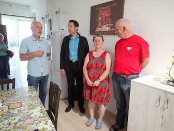 29.6. 2016 - Z prohlídky bytů služby CHB Žamberk panem starostou Města Žamberk Jiřím Dytrtem