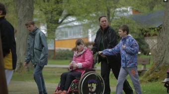 2017 fotografie z dokumentárního filmu Domov pod hradem více než 50 let života