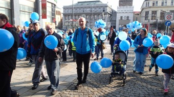 3. 4. 2017 Modrý průvod - Pardubice