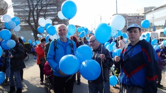 3. 4. 2017 Modrý průvod - Pardubice
