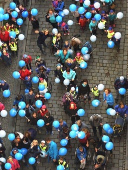 3. 4. 2017 Modrý průvod - Pardubice