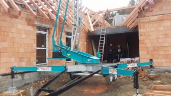 Stavba 2 domků –  nové domácnosti v lokalitě Nad Bažantnicí Letohrad