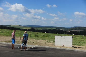 Příprava projektu Transformace DPH Žampach –  nové domácnosti Nad Bažantnicí Letohrad - převzetí staveniště dne 13.6. 2017