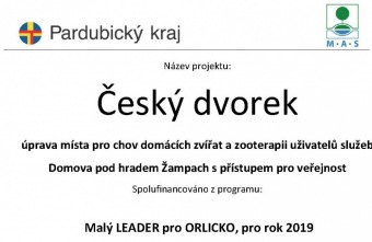 Český dvorek název projektu