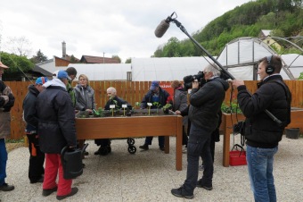 2019 Česká televize natáčí pořad na téma terapeutické zahrady u nás (14.-15.5.)