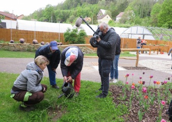 2019 Česká televize natáčí pořad na téma terapeutické zahrady u nás (14.-15.5.)