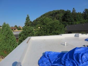 Dokončení rekonstrukce a zateplení střechy...