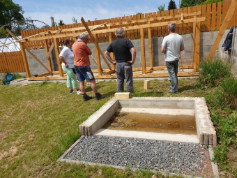 2020 Český dvorek - dokončení - vybavení pro chov...