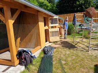 2020 Český dvorek - dokončení vybavení...