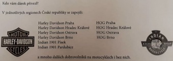 Motorkáři nám dovezli darem dezinfekci od fb skupiny Pražská pomoc. Děkujeme. 16.5. 2020