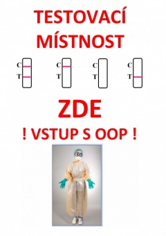 Opakovaní preventivní vyšetření zaměstnanců - rapid test  - zahájeno 12.4. 2020