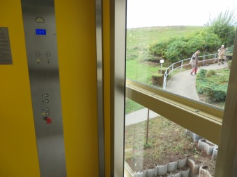 Domek Adam má bezbariérový přístup do podkroví - ke čtyřem jednolůžkovým pokojům (5.10. 2020).