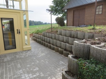 Domek Adam má bezbariérový přístup do podkroví - ke čtyřem jednolůžkovým pokojům (5.10. 2020).