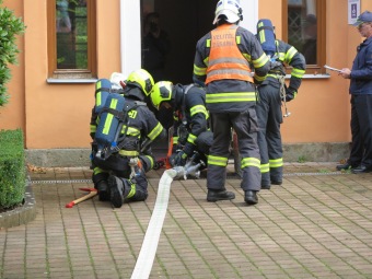 2023 Cvičení HZS a IZS Pardubického kraje - evakuace (10.10.)