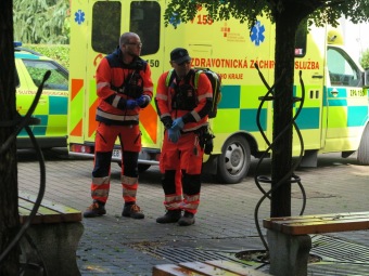 2023 Cvičení HZS a IZS Pardubického kraje - evakuace (10.10.)