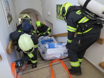 2023 Cvičení HZS a IZS Pardubického kraje - evakuace (10.10.)