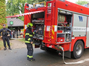 2023 Cvičení HZS a IZS Pardubického kraje - evakuace (10.10.)