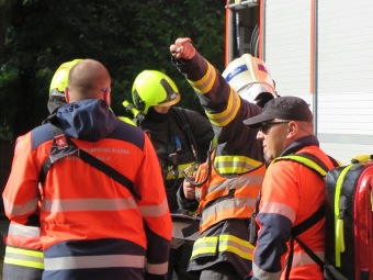 2023 Cvičení HZS a IZS Pardubického kraje - evakuace (10.10.)