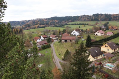 Žampach arboretum  - pohled z korun stromů horního parku (4)