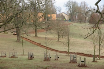2018 Stavba nové cesty v dolním parku Arboreta Žampach