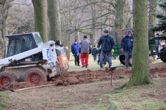 2018 Stavba nové cesty v dolním parku Arboreta Žampach