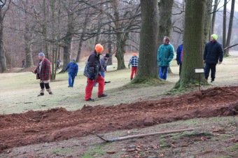 2018 Stavba nové cesty v dolním parku Arboreta Žampach