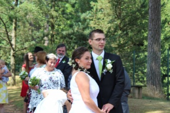 Svatební obřady v Arboretu Žampach - horní park (srpen 2018)