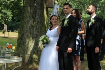 Svatební obřady v Arboretu Žampach - horní park (srpen 2018)