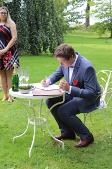 Svatební obřady v Arboretu Žampach - dolní park (září 2020)