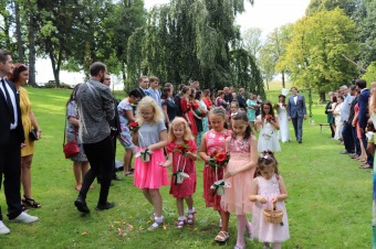 Svatební obřady v Arboretu Žampach - dolní park (září 2020)
