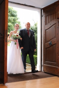 Svatební obřad v kapli - říjen 2020 - déšť