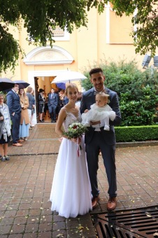 Svatební obřad v kapli - říjen 2020 - déšť