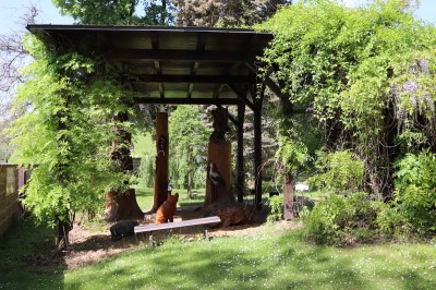 Žampach Arboretum - dřevořezby - jaro 2022 (1)