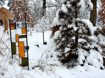 2021 Zima v Arboretu Žampach