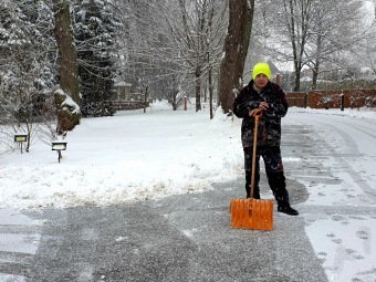 2021 Zima v Arboretu Žampach