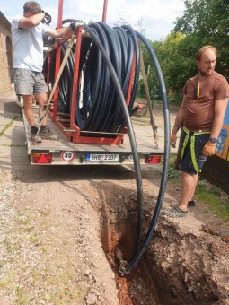 2023 Program dešťovka - průběh prací - řízený protlak