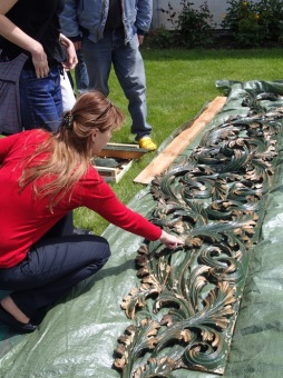 2013 - 2015 RESTAUROVÁNÍ OLTÁŘE z kaple sv.Bartoloměje, MgA.Blanka Valchářová, ak.mal. a rest.