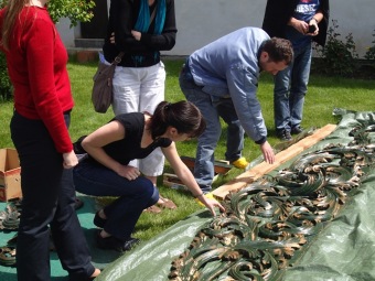 2013 - 2015 RESTAUROVÁNÍ OLTÁŘE z kaple sv.Bartoloměje, MgA.Blanka Valchářová, ak.mal. a rest.